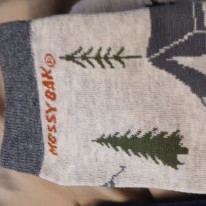 3 Pair New Mossy Oak socks 2 WT Outdoor Camping Mountains Bears casual 10-13